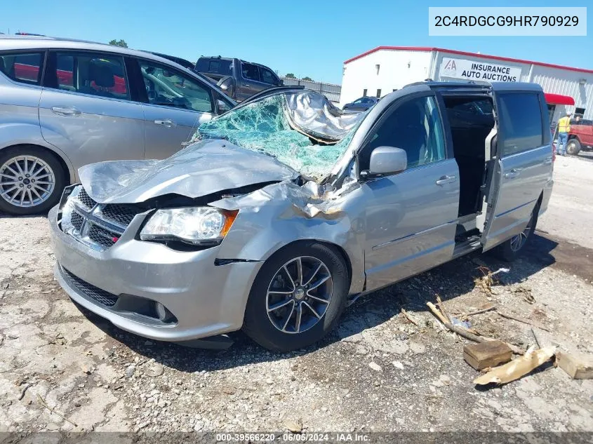 2C4RDGCG9HR790929 2017 Dodge Grand Caravan Sxt