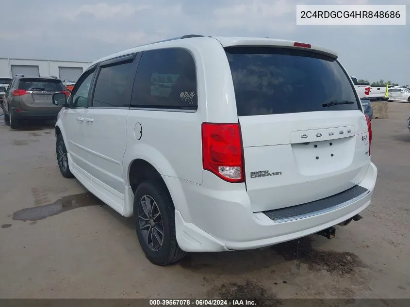 2C4RDGCG4HR848686 2017 Dodge Grand Caravan Sxt