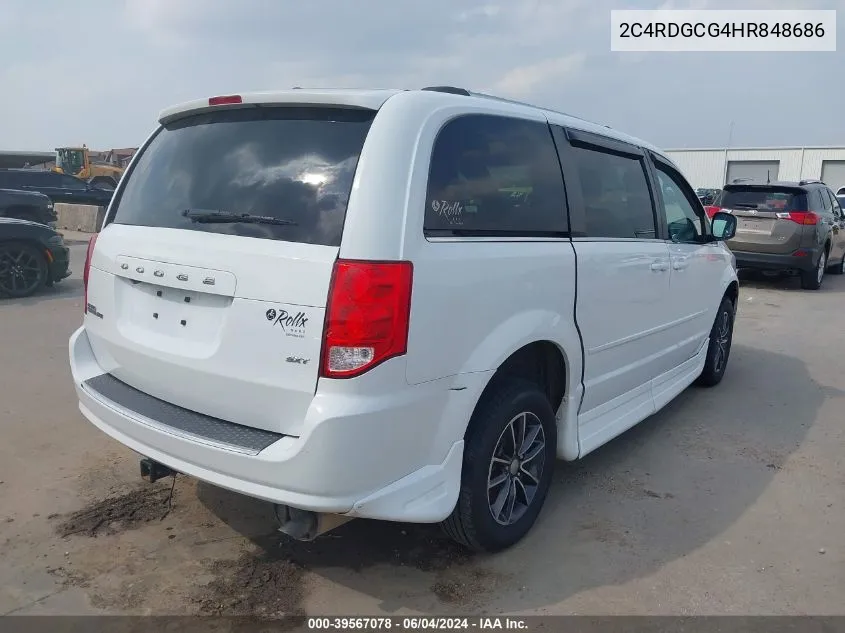 2C4RDGCG4HR848686 2017 Dodge Grand Caravan Sxt