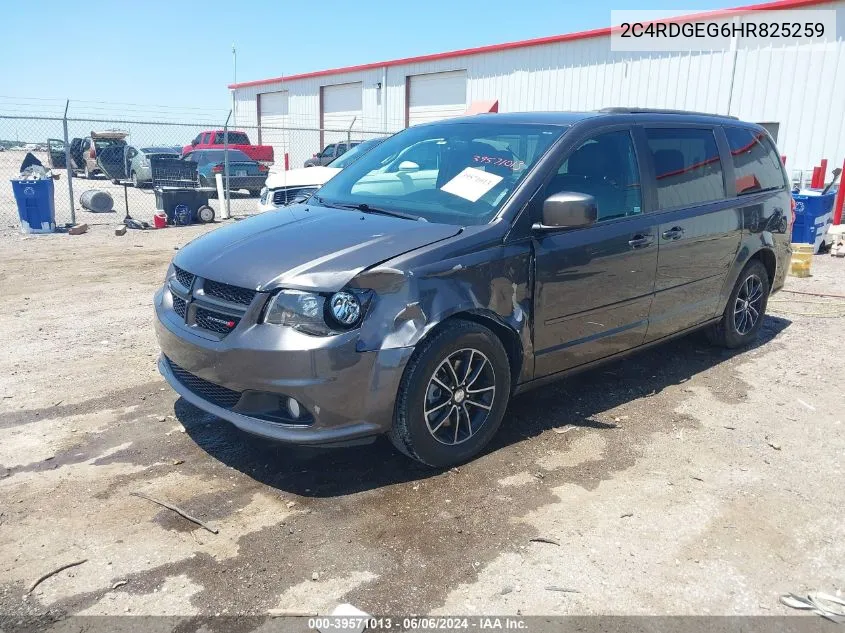 2C4RDGEG6HR825259 2017 Dodge Grand Caravan Gt