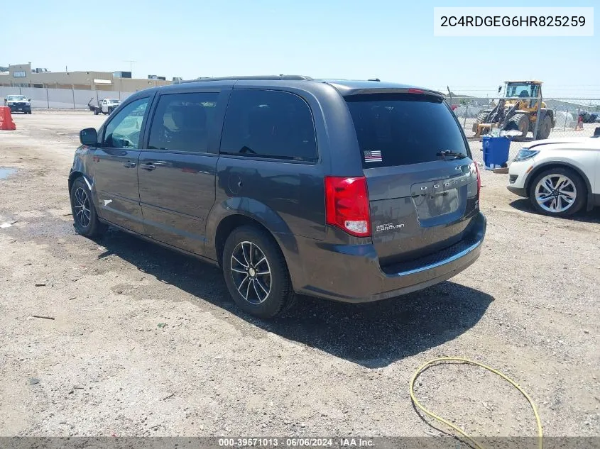 2C4RDGEG6HR825259 2017 Dodge Grand Caravan Gt