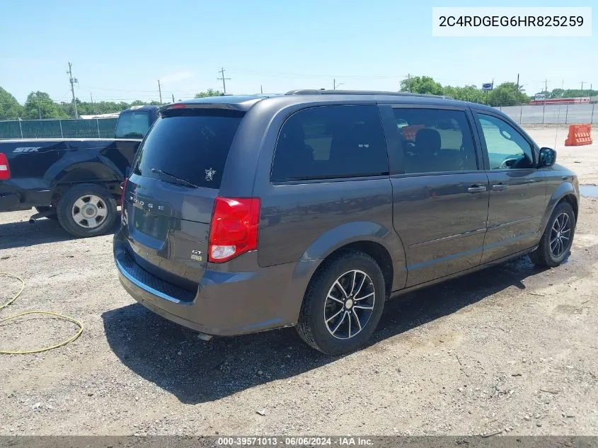 2C4RDGEG6HR825259 2017 Dodge Grand Caravan Gt