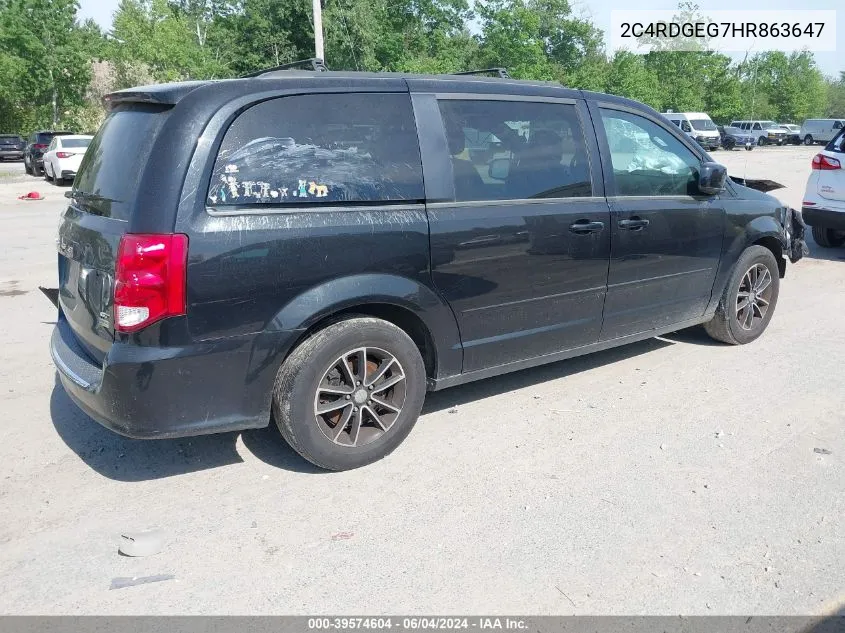 2C4RDGEG7HR863647 2017 Dodge Grand Caravan Gt