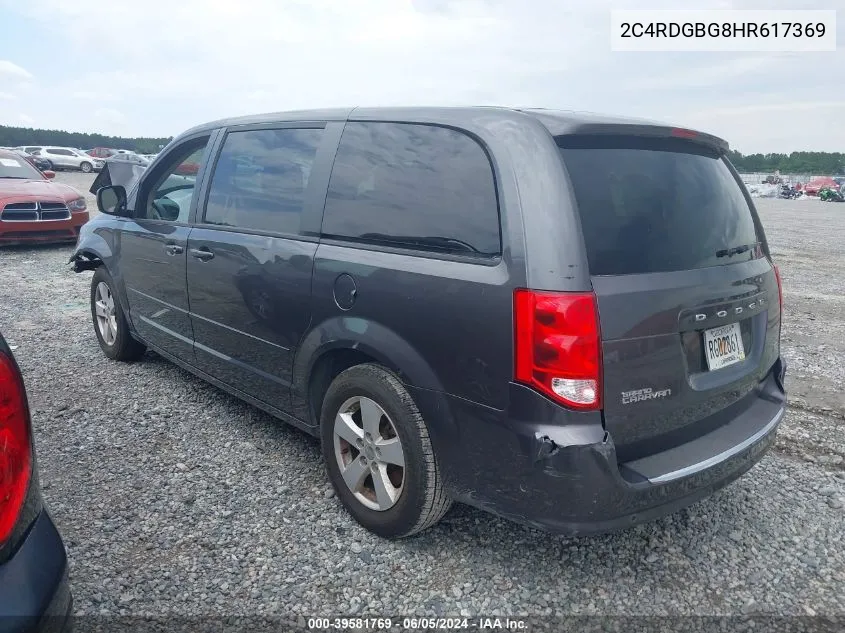 2C4RDGBG8HR617369 2017 Dodge Grand Caravan Se