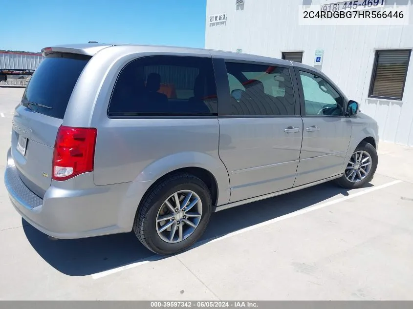 2017 Dodge Grand Caravan Se VIN: 2C4RDGBG7HR566446 Lot: 39597342