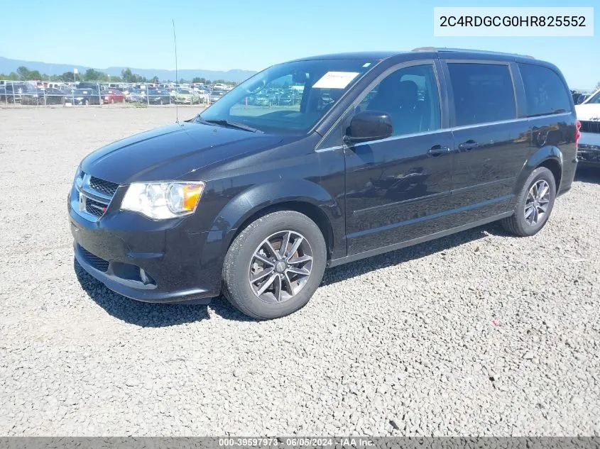 2017 Dodge Grand Caravan Sxt VIN: 2C4RDGCG0HR825552 Lot: 39597973