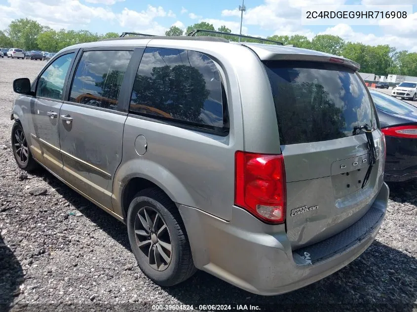 2C4RDGEG9HR716908 2017 Dodge Grand Caravan Gt