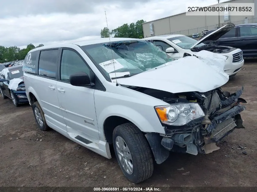 2C7WDGBG3HR718552 2017 Dodge Grand Caravan Se