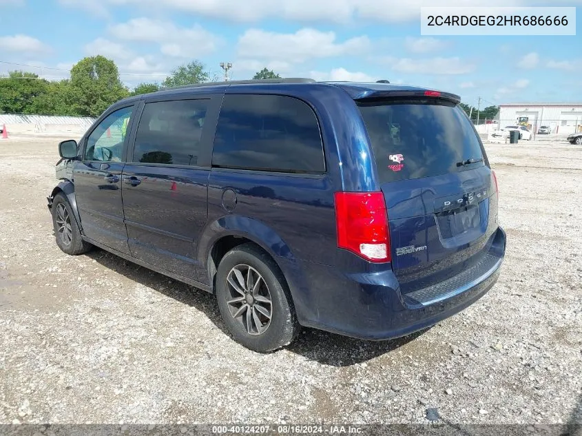 2C4RDGEG2HR686666 2017 Dodge Grand Caravan Gt