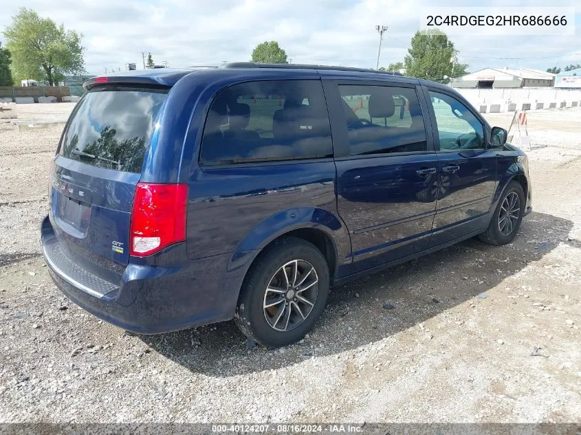 2C4RDGEG2HR686666 2017 Dodge Grand Caravan Gt