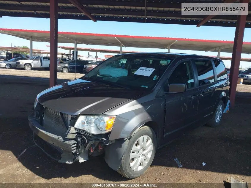 2C4RDGBGXHR855479 2017 Dodge Grand Caravan Se