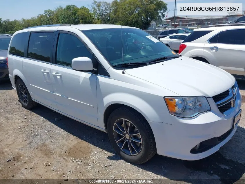 2017 Dodge Grand Caravan Sxt VIN: 2C4RDGCG6HR813857 Lot: 40161168