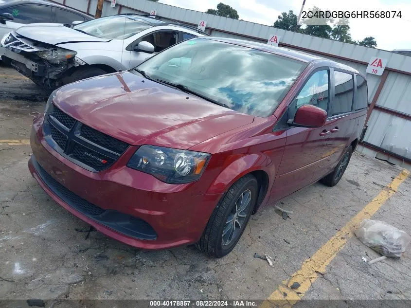 2C4RDGBG6HR568074 2017 Dodge Grand Caravan Se Plus