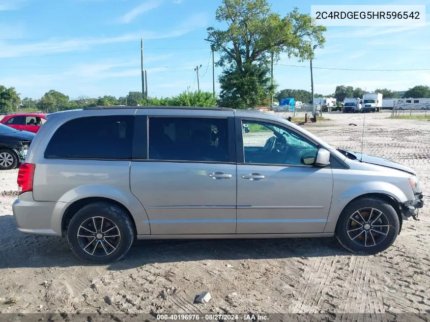 2C4RDGEG5HR596542 2017 Dodge Grand Caravan Gt