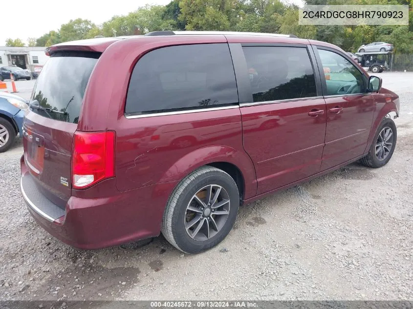 2C4RDGCG8HR790923 2017 Dodge Grand Caravan Sxt