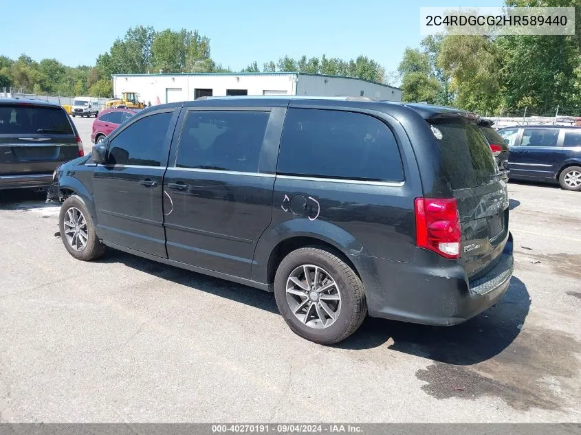 2C4RDGCG2HR589440 2017 Dodge Grand Caravan Sxt