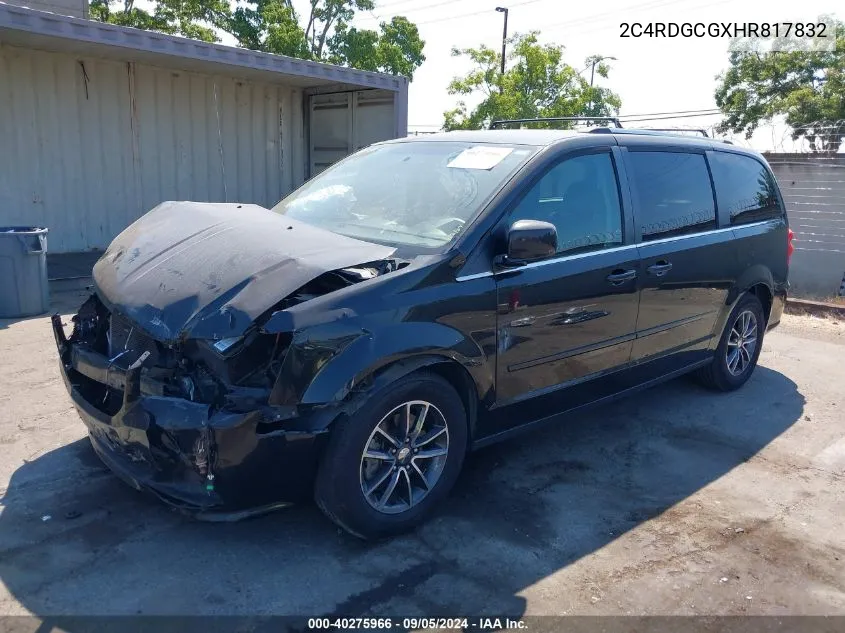 2C4RDGCGXHR817832 2017 Dodge Grand Caravan Sxt