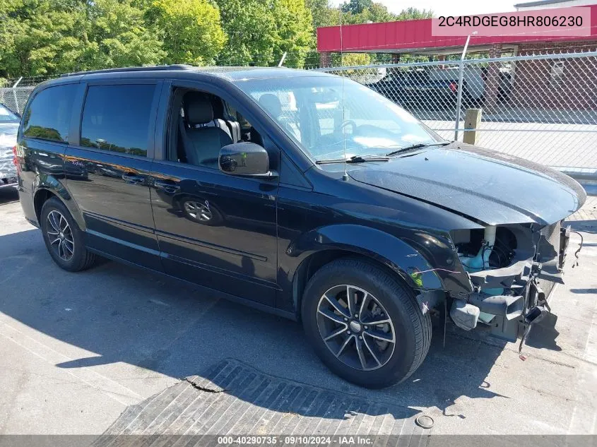 2C4RDGEG8HR806230 2017 Dodge Grand Caravan Gt