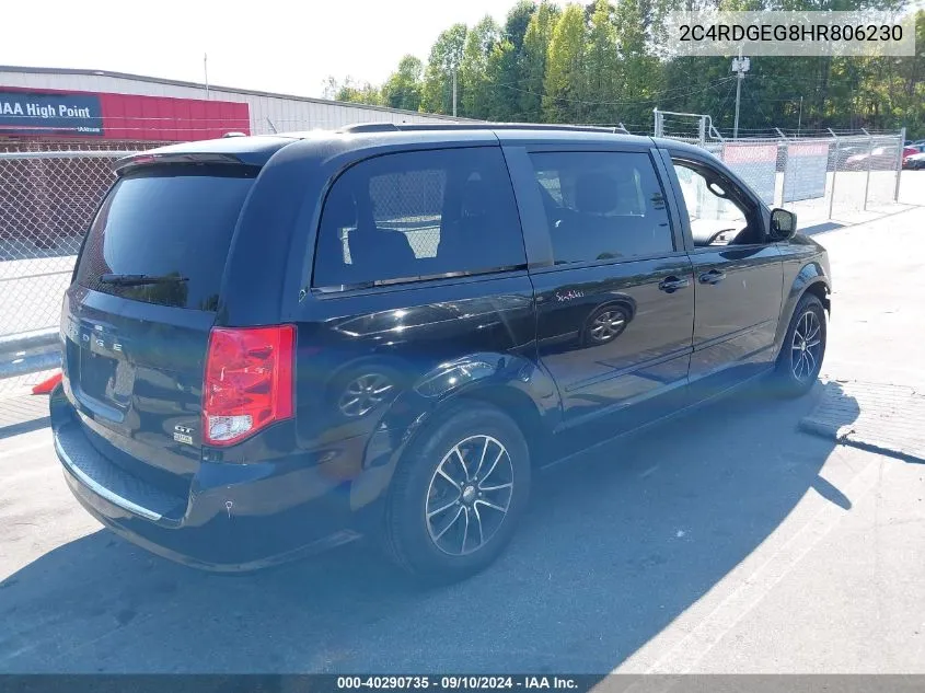 2C4RDGEG8HR806230 2017 Dodge Grand Caravan Gt