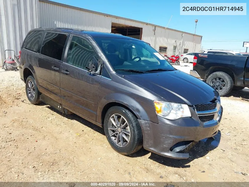 2C4RDGCG1HR714945 2017 Dodge Grand Caravan Sxt