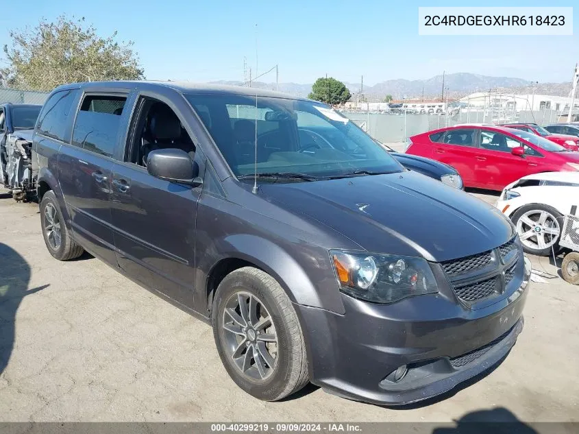 2C4RDGEGXHR618423 2017 Dodge Grand Caravan Gt