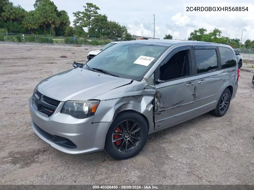 2C4RDGBGXHR568854 2017 Dodge Grand Caravan Se Plus