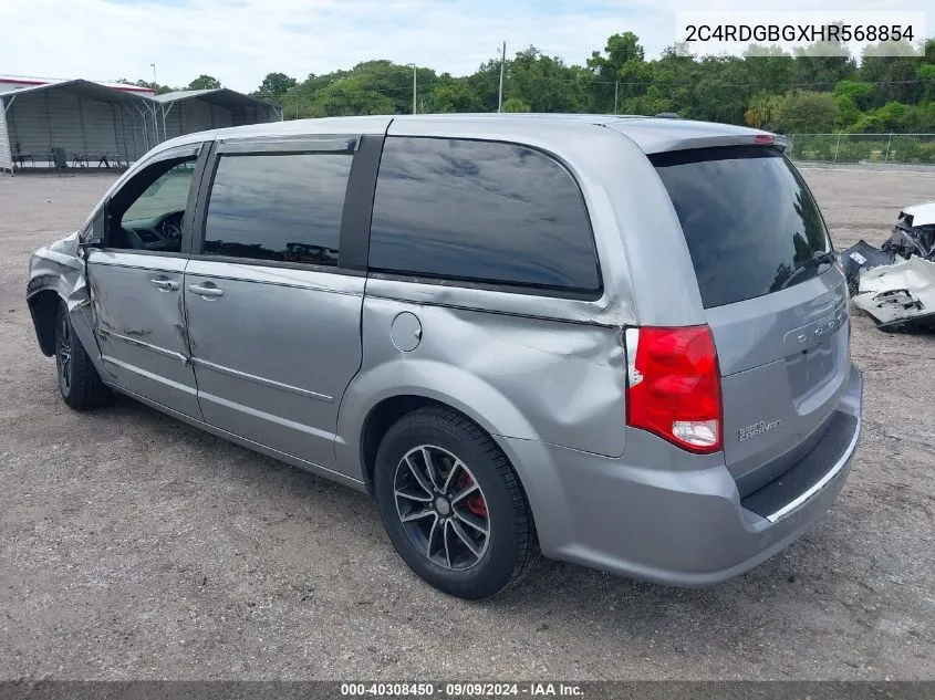 2C4RDGBGXHR568854 2017 Dodge Grand Caravan Se Plus