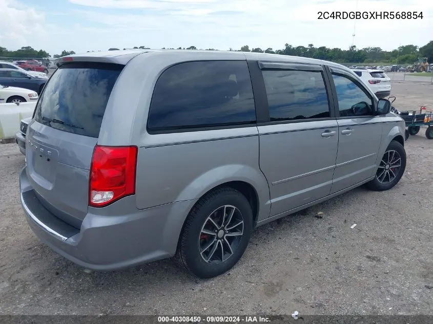 2C4RDGBGXHR568854 2017 Dodge Grand Caravan Se Plus