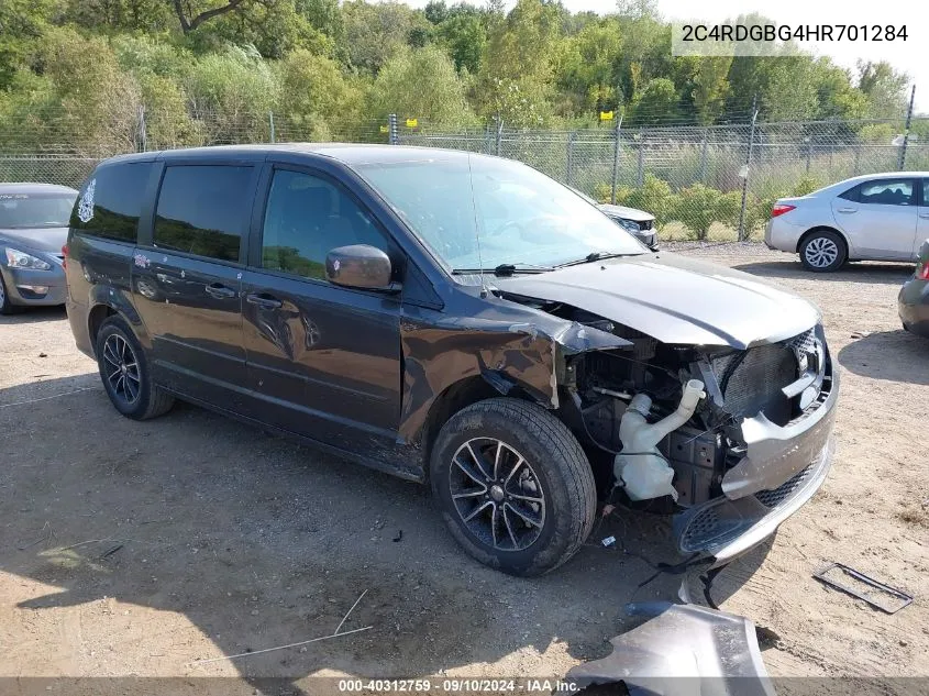 2C4RDGBG4HR701284 2017 Dodge Grand Caravan Se Plus