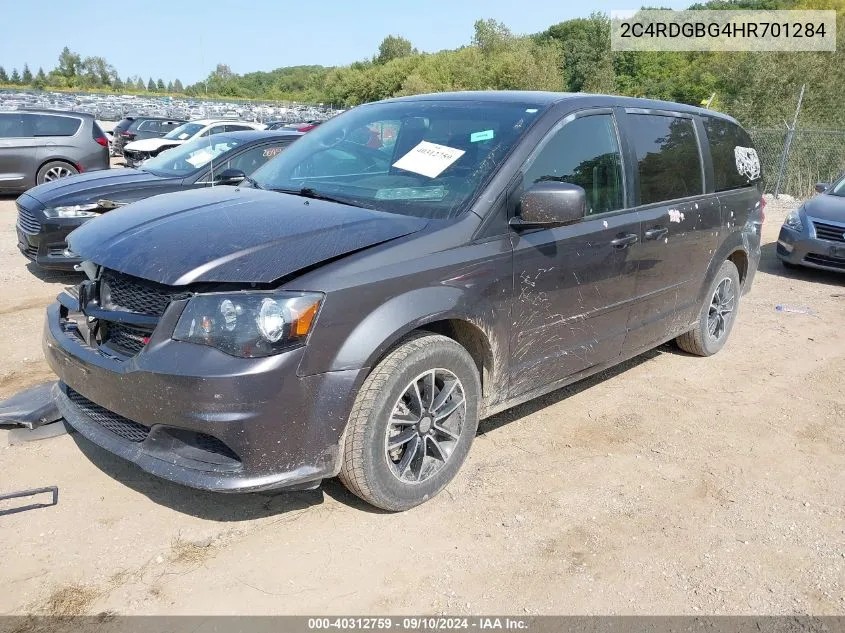 2C4RDGBG4HR701284 2017 Dodge Grand Caravan Se Plus