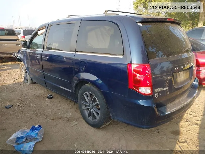 2C4RDGCG5HR800548 2017 Dodge Grand Caravan Sxt