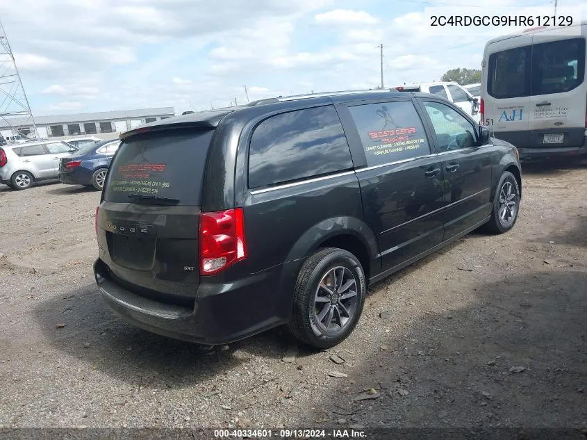 2C4RDGCG9HR612129 2017 Dodge Grand Caravan Sxt