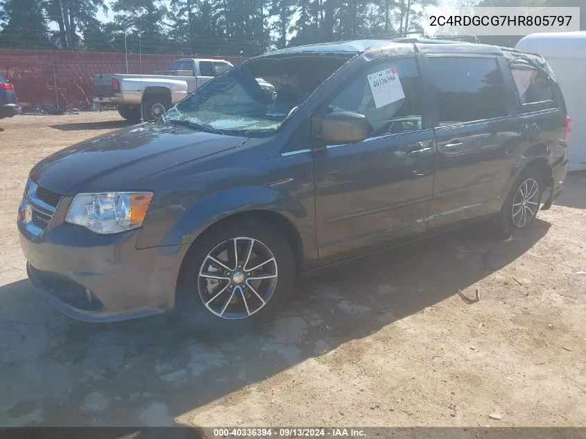 2C4RDGCG7HR805797 2017 Dodge Grand Caravan Sxt