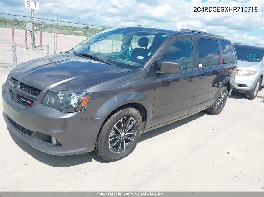 2C4RDGEGXHR715718 2017 Dodge Grand Caravan Gt