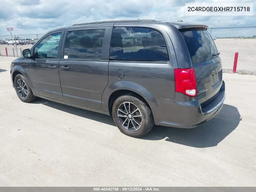 2C4RDGEGXHR715718 2017 Dodge Grand Caravan Gt