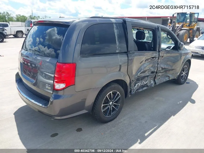 2C4RDGEGXHR715718 2017 Dodge Grand Caravan Gt