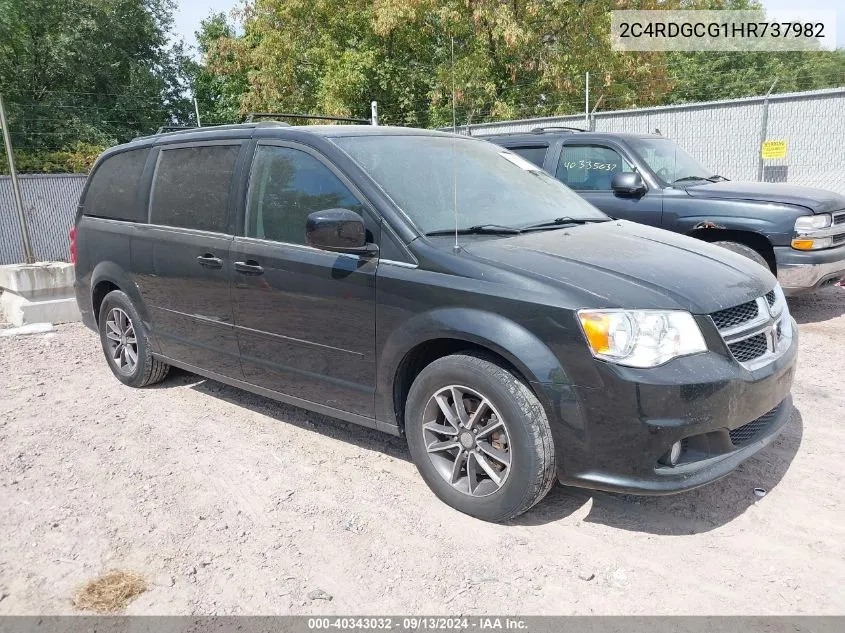 2017 Dodge Grand Caravan Sxt VIN: 2C4RDGCG1HR737982 Lot: 40343032