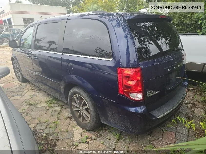 2C4RDGCG8HR638944 2017 Dodge Grand Caravan