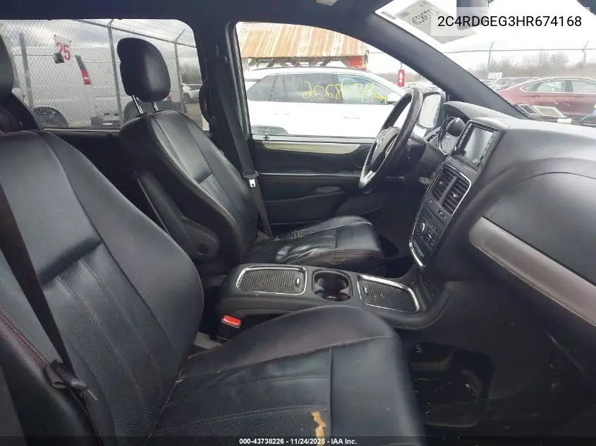 2C4RDGEG3HR674168 2017 Dodge Grand Caravan Gt