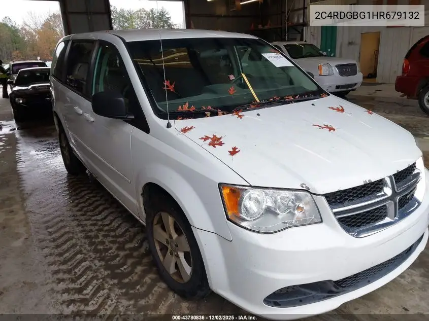 2C4RDGBG1HR679132 2017 Dodge Grand Caravan Se