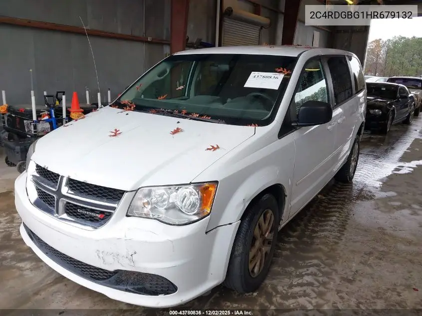 2C4RDGBG1HR679132 2017 Dodge Grand Caravan Se