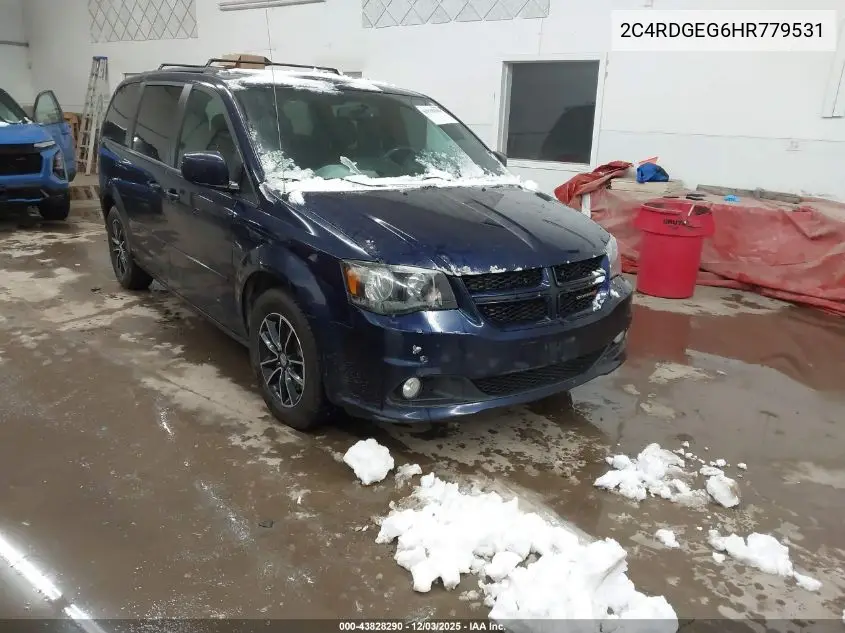 2C4RDGEG6HR779531 2017 Dodge Grand Caravan Gt