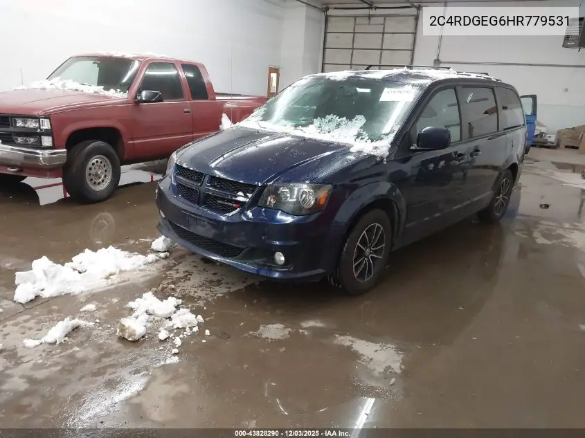 2C4RDGEG6HR779531 2017 Dodge Grand Caravan Gt