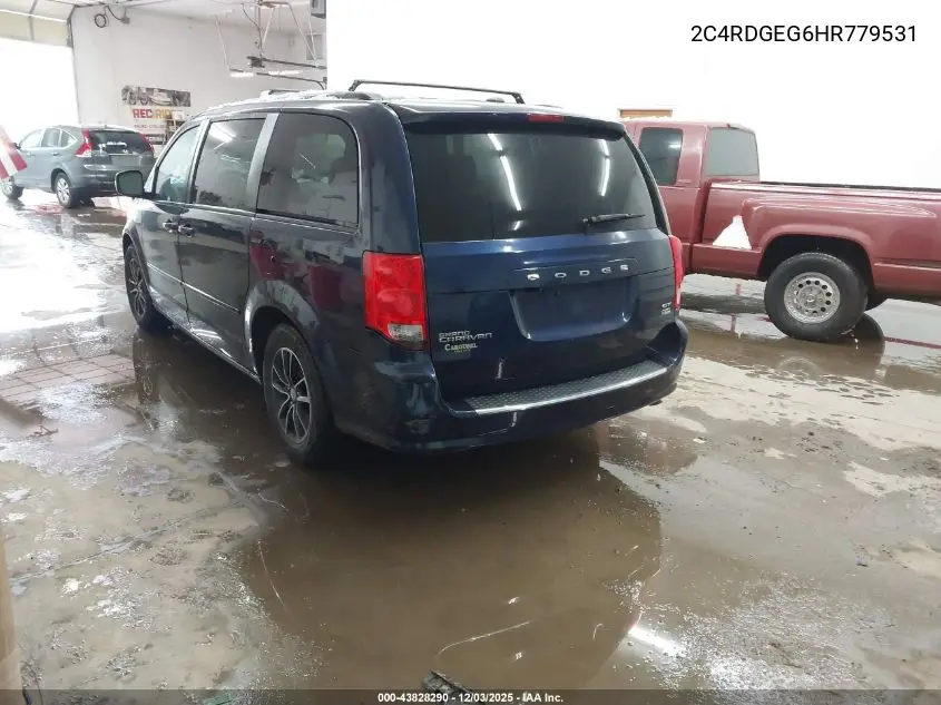 2C4RDGEG6HR779531 2017 Dodge Grand Caravan Gt
