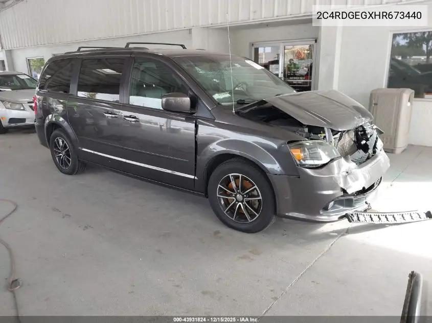 2C4RDGEGXHR673440 2017 Dodge Grand Caravan Gt