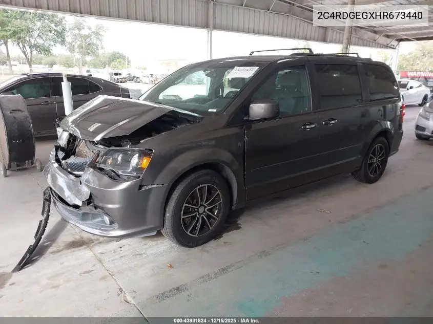 2C4RDGEGXHR673440 2017 Dodge Grand Caravan Gt