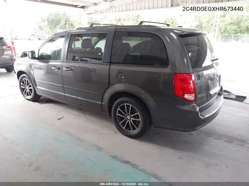 2C4RDGEGXHR673440 2017 Dodge Grand Caravan Gt