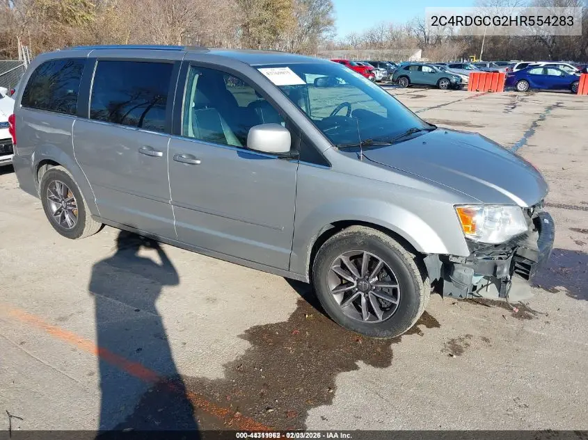 2C4RDGCG2HR554283 2017 Dodge Grand Caravan Sxt
