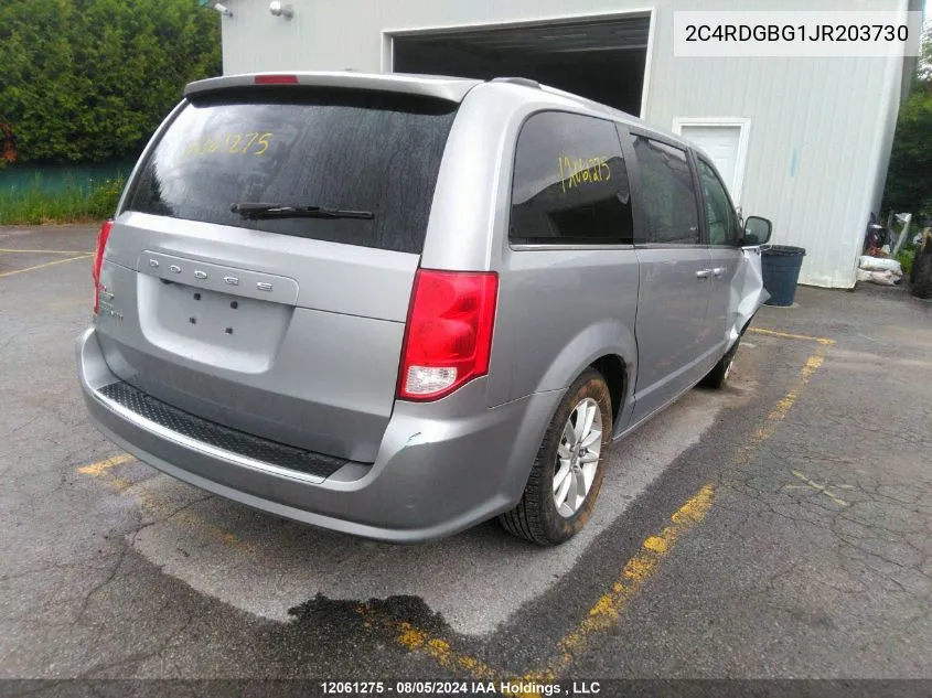 2C4RDGBG1JR203730 2018 Dodge Grand Caravan Cvp/Sxt