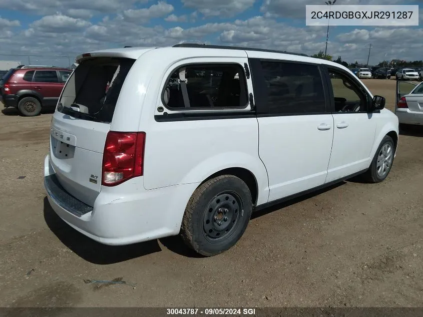 2C4RDGBGXJR291287 2018 Dodge Grand Caravan Se